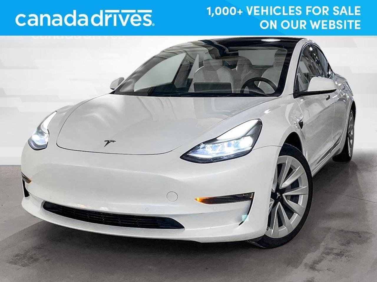 Used 2022 Tesla Model 3 RWD w/ Nav, Apple CarPlay, Leather Seats for sale in Brampton, ON