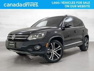 Used 2017 Volkswagen Tiguan Highline w/ Nav, Pano Sunroof & Backup Camera for sale in Airdrie, AB