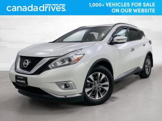 Used 2017 Nissan Murano SV w/ Nav, Panoramic Sunroof, Apple CarPlay for sale in Airdrie, AB