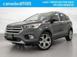 Used 2017 Ford Escape Titanium w/ Nav, Panoramic Roof, Rear Cam for sale in Brampton, ON