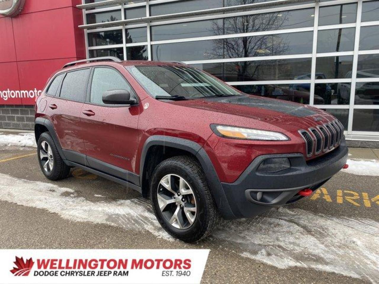 Used 2017 Jeep Cherokee Trailhawk| CLEAN CARFAX | V6 | 4X4 for sale in Guelph, ON