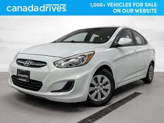 Used 2017 Hyundai Accent SE w/ Remote Start, Bluetooth for sale in Brampton, ON