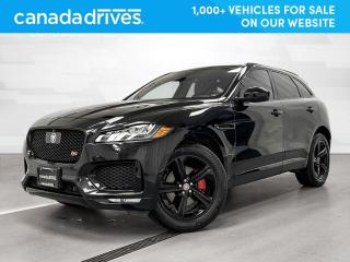 Used 2018 Jaguar F-PACE S w/ Heated & Vented Seats, Sunroof, Nav for sale in Saskatoon, SK