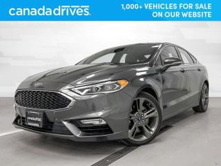 Used 2017 Ford Fusion V6 Sport w/ Heated Seats, Nav, Sunroof & Rear Cam for sale in Airdrie, AB