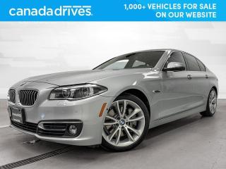 Used 2015 BMW 5 Series 535i xDrive w/ Leather Heated Seats, Nav for sale in Brampton, ON
