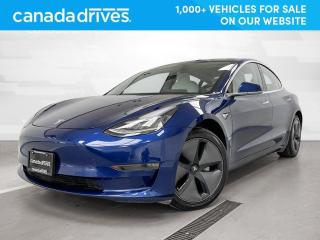 Used 2020 Tesla Model 3 Long Range w/ Nav, Sunroof, Leather Heated Seats for sale in Airdrie, AB