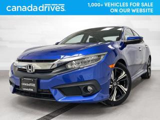 Used 2017 Honda Civic Touring w/Sunroof, One Owner, Nav, Remote Start for sale in Airdrie, AB