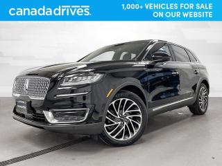 Used 2019 Lincoln Nautilus Reserve w/ 360 Cam, Sunroof, Heated Seats for sale in Saskatoon, SK