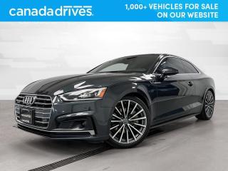 Used 2018 Audi A5 Technik quattro w/ S-Line Package & 360 Camera for sale in Brampton, ON