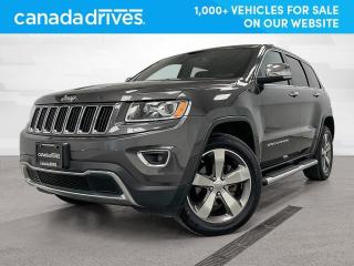 Used 2015 Jeep Grand Cherokee Limited w/ Leather Heated Seats, Pano Sunroof for sale in Brampton, ON