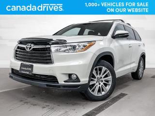 Used 2016 Toyota Highlander XLE w/ Heated Seats, Sunroof, New Tires for sale in Saskatoon, SK