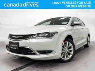 Used 2015 Chrysler 200 200 C w/ Leather Heated Seats, Nav, Sunroof for sale in Brampton, ON