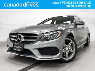 Used 2016 Mercedes-Benz C-Class C300 4MATIC w/ Leather Heated Seats, Nav for sale in Brampton, ON