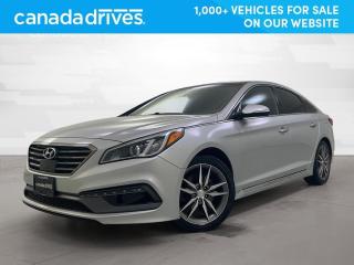 Used 2016 Hyundai Sonata Sport 2.0T w/ Leather Heated Seats, Sunroof, Nav for sale in Airdrie, AB