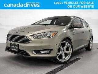 Used 2015 Ford Focus Titanium w/ Nav, Rear Cam, Leather Heated Seats for sale in Vancouver, BC