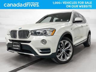 Used 2017 BMW X3 28i xDrive w/ Leather Heated Seats, Nav, Sunroof for sale in Vancouver, BC