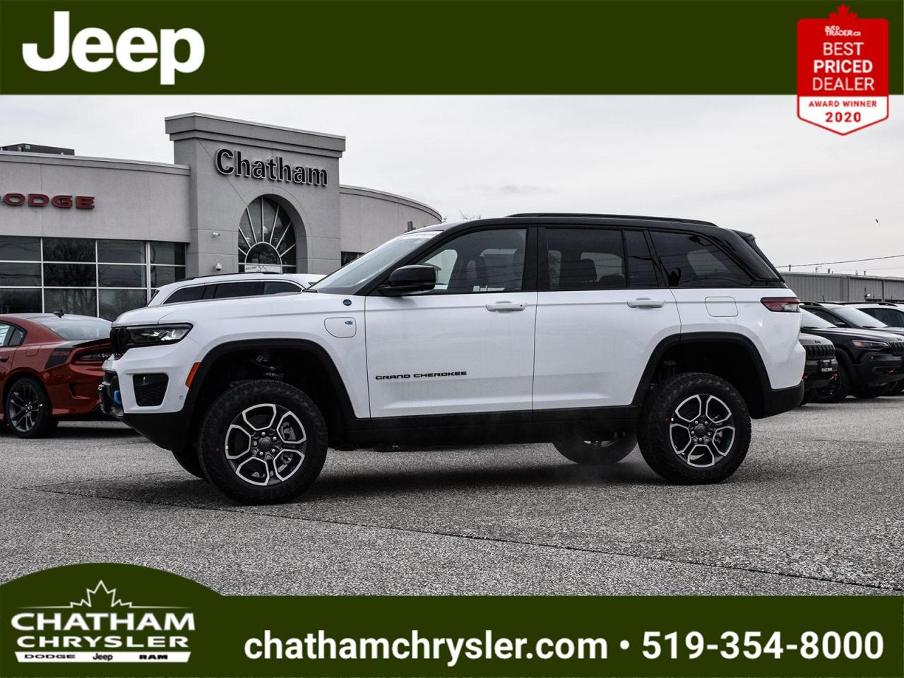 New 2023 Jeep Grand Cherokee 4xe Trailhawk for sale in Chatham, ON