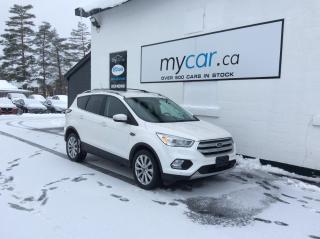 Used 2018 Ford Escape Titanium NAV. LEATHER. BACKUP CAM. HEATED SEATS. PWR GROUP. for sale in Kingston, ON