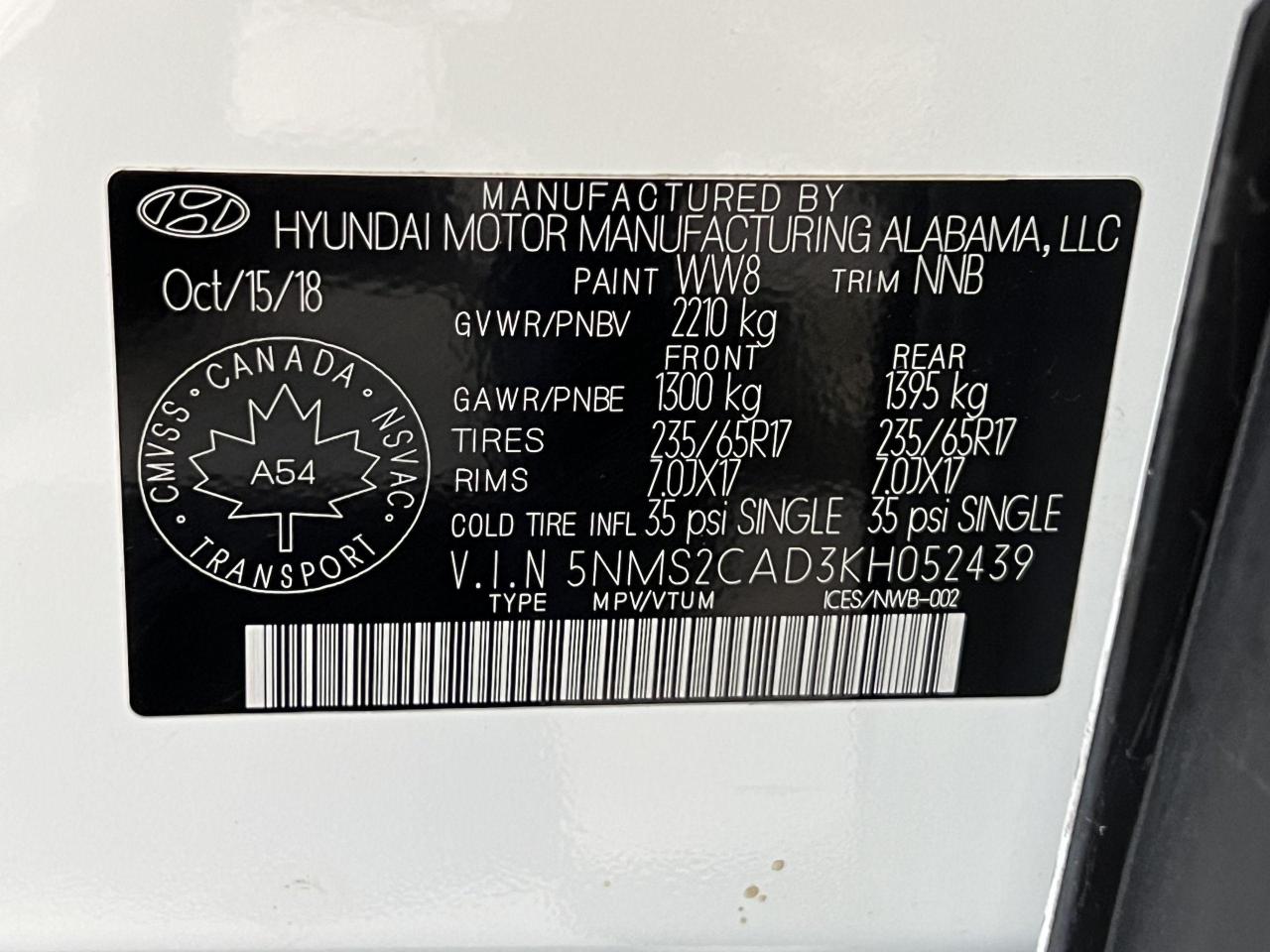 2019 Hyundai Santa Fe Essential AWD+ApplePlay+Camera+CLEAN CARFAX - Photo #42