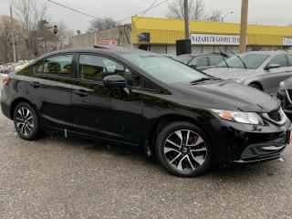 Used 2015 Honda Civic EX/AUTO/CAMERA/P.ROOF/P.GROUB/ALLOYS for sale in Scarborough, ON