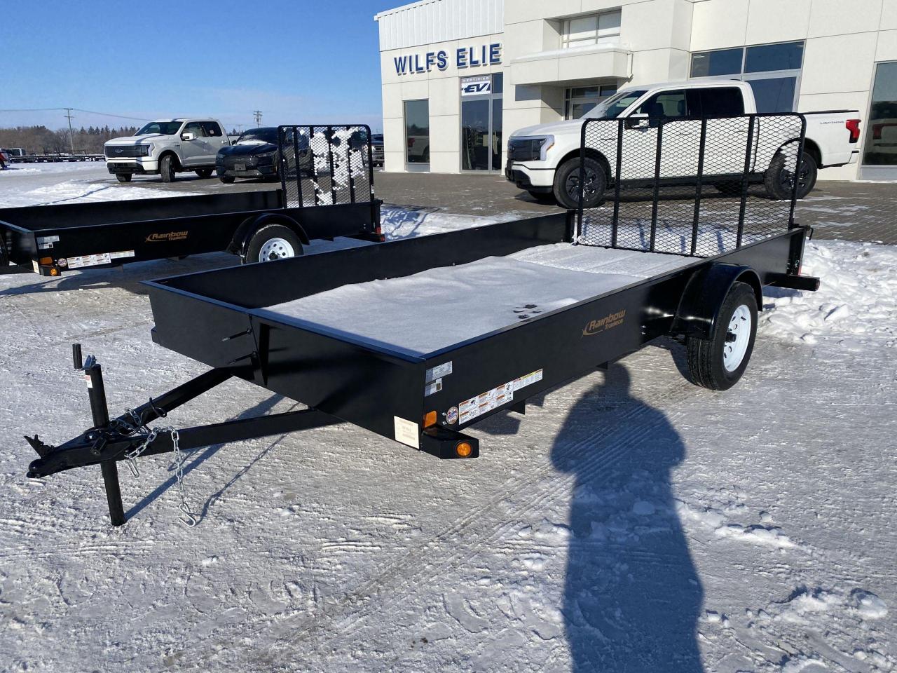 2023 Rainbow Trailer 7' X 14' Solid Side Utility