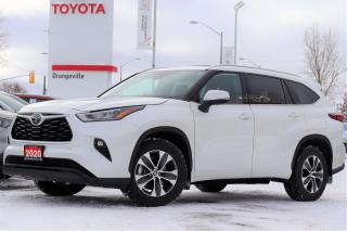 Used 2020 Toyota Highlander LOW KM!! XLE AWD, 8 PASS, LEATHER HEATED SEATS, ANDROID AUTO, APPLE CARPLAY, SNOW MODE, BLIND SPOT for sale in Orangeville, ON