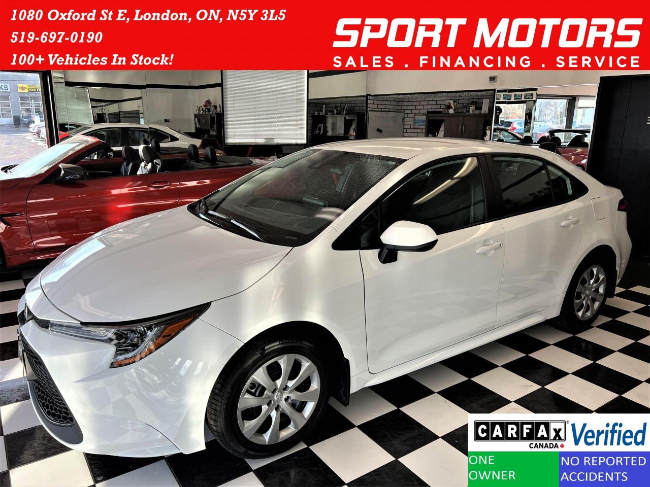 2021 Toyota Corolla LE+TOYOTA SENSE+APPLE PLAY+CAMERE+CLEAN CARFAX - Photo #1