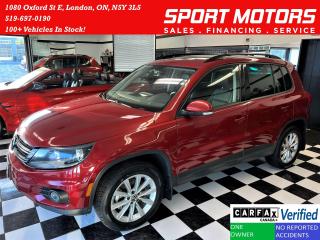 Used 2015 Volkswagen Tiguan Highline+New Tires+Brakes+PanoRoof+CAM+CLEANCARFAX for sale in London, ON
