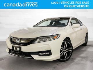 Used 2017 Honda Accord Touring w/ Leather Heated Seats, Nav, Rear Camera for sale in Airdrie, AB