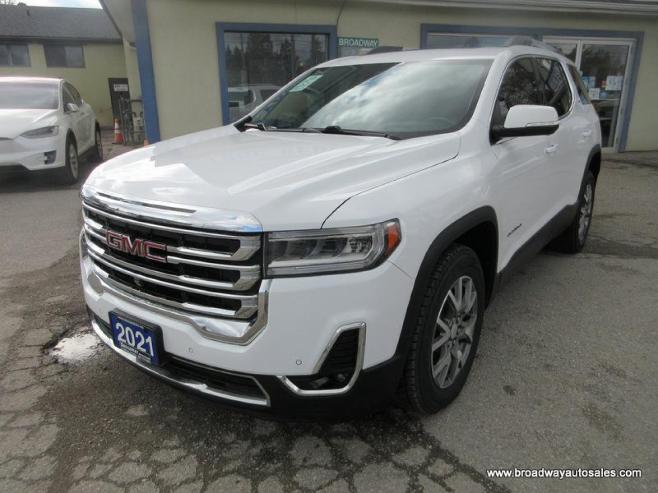 2021 GMC Acadia ALL-WHEEL DRIVE SLT-1-MODEL 6 PASSENGER 3.6L - V6.. CAPTAINS.. 3RD ROW.. NAVIGATION.. DUAL SUNROOF.. LEATHER.. HEATED/AC SEATS.. BACK-UP CAMERA..