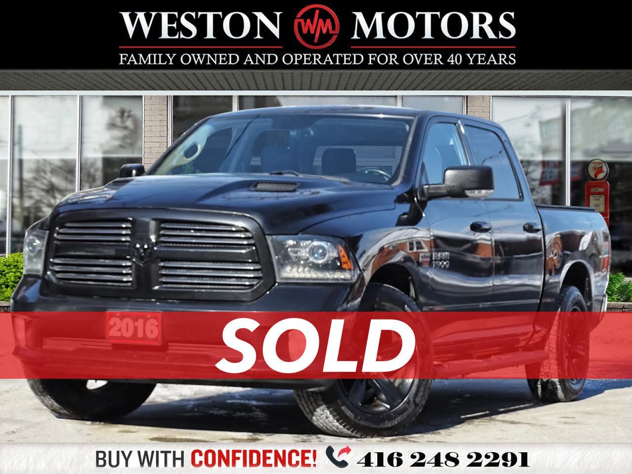 2016 RAM 1500 SPORT*HEMI*4X4*REVCAM!!*