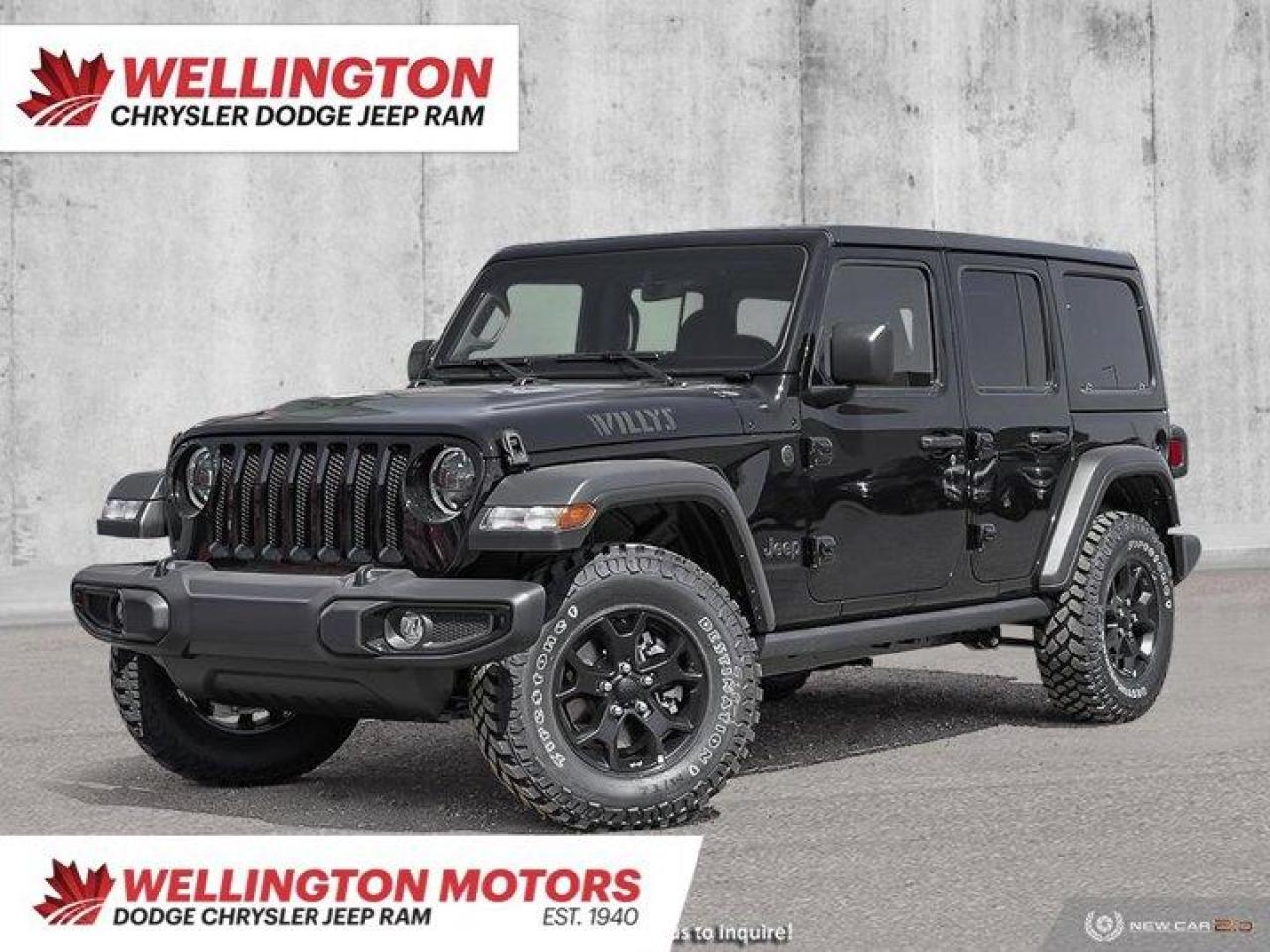 New 2023 Jeep Wrangler Willys for sale in Guelph, ON