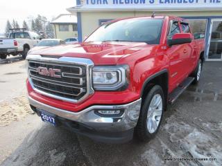 Used 2017 GMC Sierra 1500 GREAT KM'S SLE-Z71-EDITION 6 PASSENGER 5.3L - V8.. 4X4.. CREW-CAB.. SHORTY.. HEATED SEATS.. BACK-UP CAMERA.. BLUETOOTH SYSTEM.. TRAILER BRAKE.. for sale in Bradford, ON
