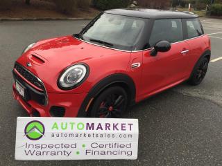 Used 2016 MINI Cooper John Cooper Works, LOCAL, NO ACCIDENTS, FINANCING, WARRANTY, BCAA MBSHP for sale in Surrey, BC