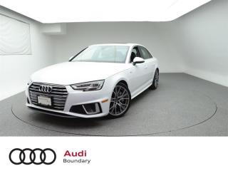 Used 2019 Audi A4 2.0T Technik quattro 7sp S tronic for sale in Burnaby, BC