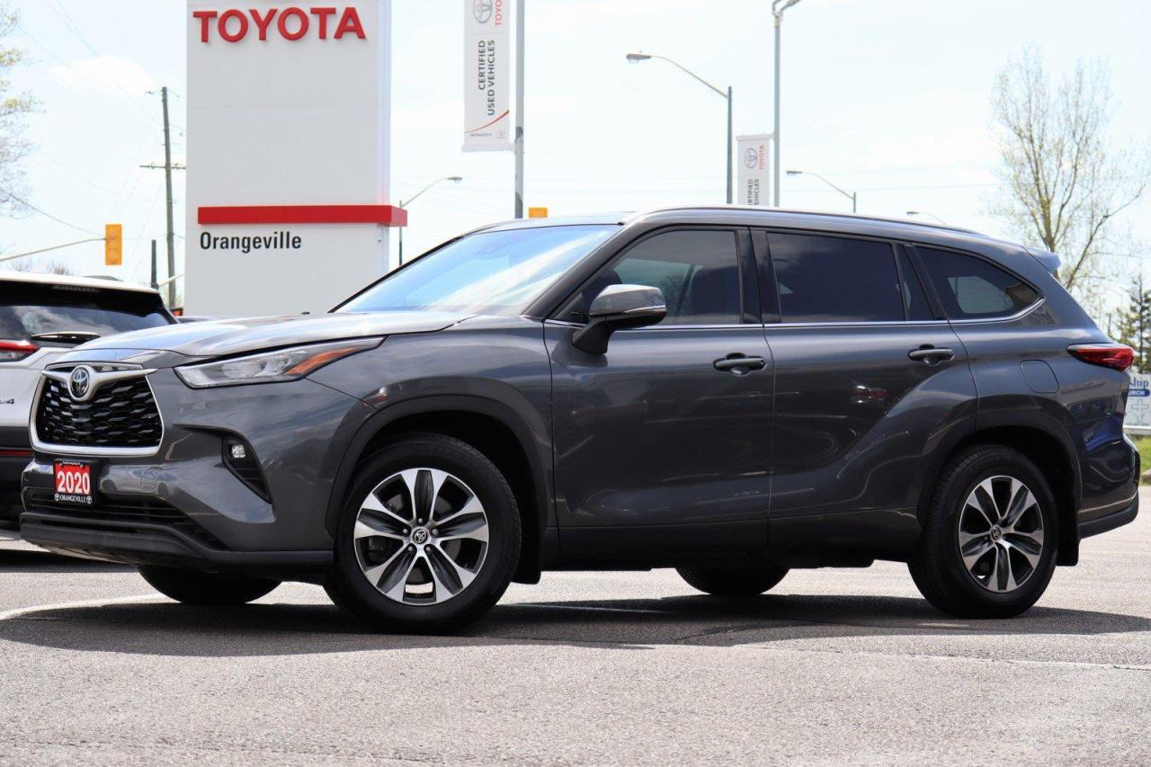 Used 2020 Toyota Highlander XLE AWD, 8 PASS, LEATHER HEATED SEATS, SUNROOF, ANDROID AUTO, APPLE CARPLAY, POWER TAILGATE for sale in Orangeville, ON