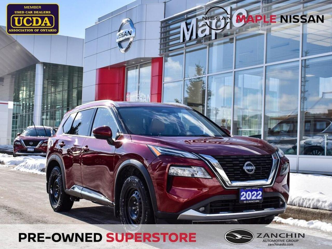 Used 2022 Nissan Rogue Plat AWD Propilot Navi Blind Spot Apple Carplay for sale in Maple, ON