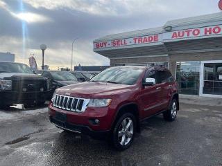 Used 2012 Jeep Grand Cherokee OVERLAND NAVIGATION BACKUP CAMERA PANO SUNROOF for sale in Calgary, AB