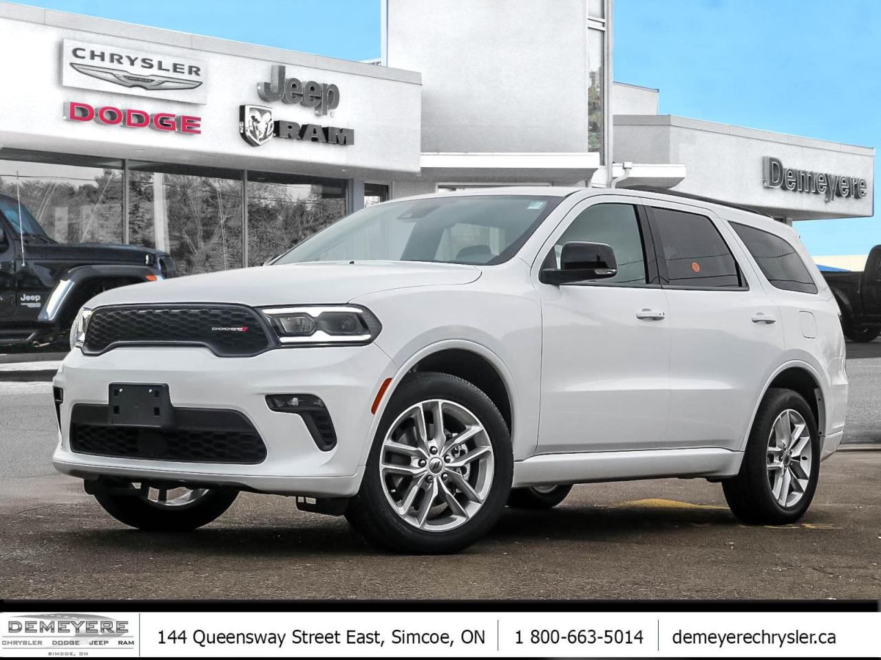New 2023 Dodge Durango GT | SUNROOF | LEATHER | 2ND ROW CAPTAIN CHAIR for sale in Simcoe, ON