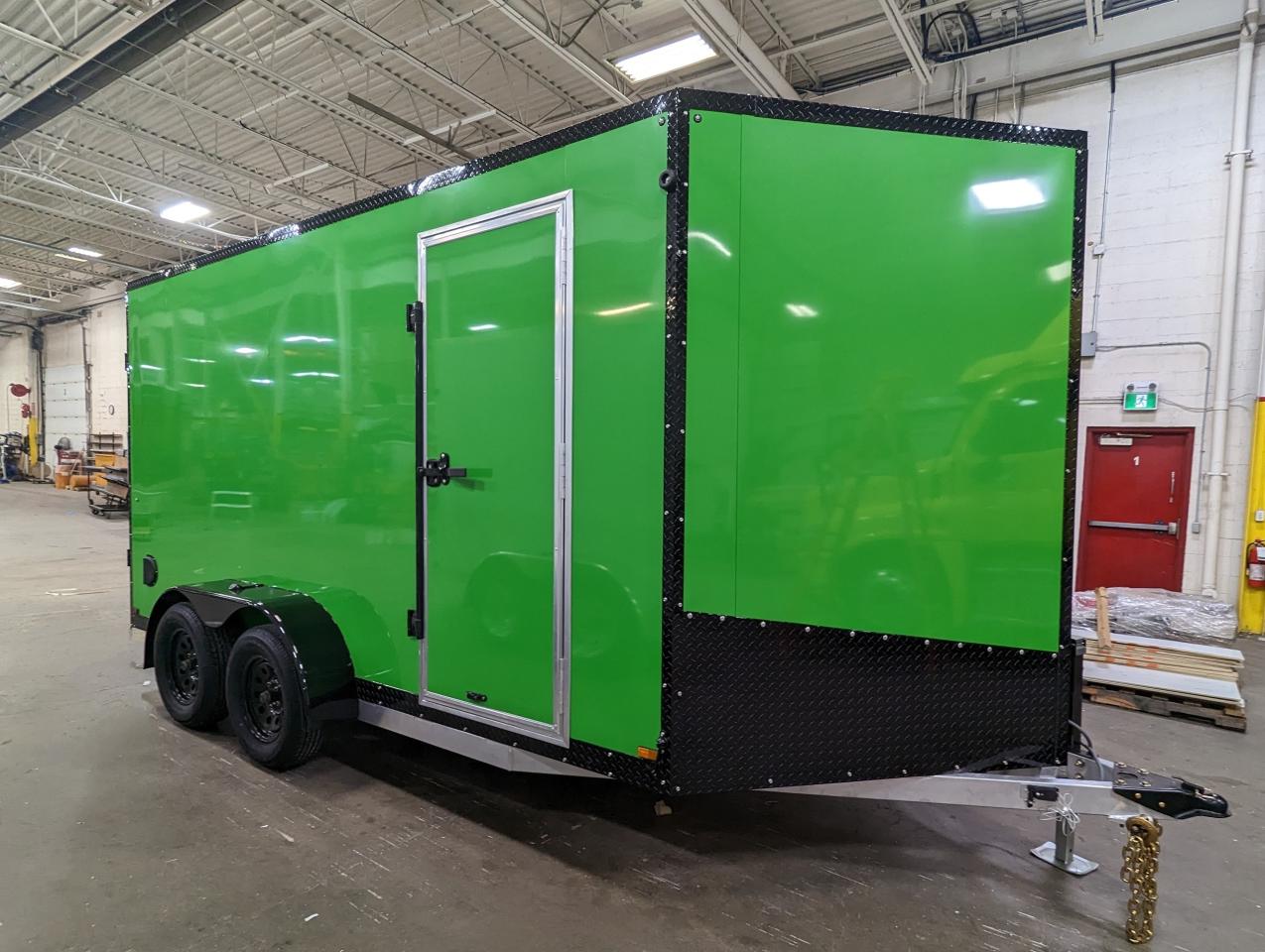 2023 Canadian Trailer Company 7x14 V Nose Cargo Trailer Aluminum Photo7