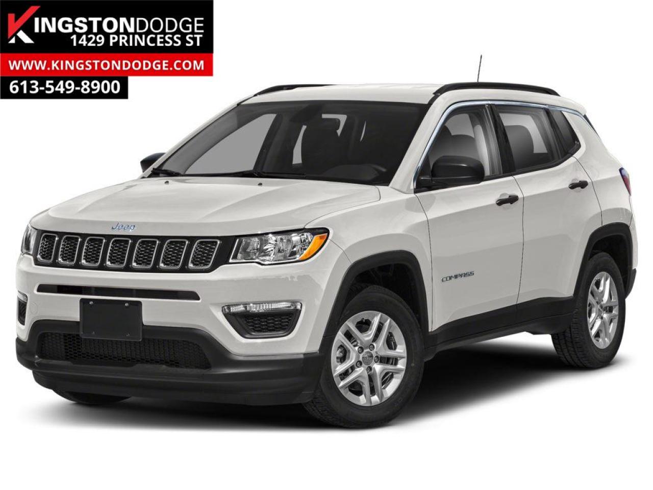 Used 2021 Jeep Compass Limited 4X4 | LEATHER SEATING | HEATED STEERING | HEATED SEATS for sale in Kingston, ON