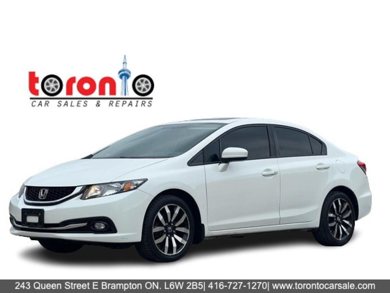 2015 Honda Civic Touring | LEATHER | NAVI | SUNROOF | LOADED - Photo #1