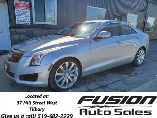 Used 2013 Cadillac ATS Luxury-V6-SUNROOF-LEATHER-NAVIGATION-REMOTE START for sale in Tilbury, ON