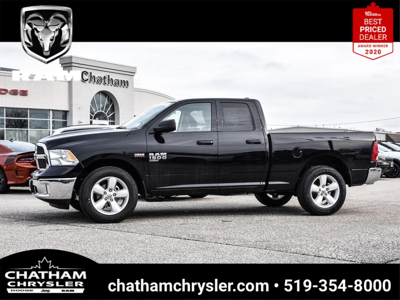 Chatham Chrysler Jeep Dodge Inc. is a family owned and operated dealership that offers a wide variety of automotive products and services for markets in Chatham, Tilbury, Windsor, Blenheim, Ridgetown, Dresden and beyond. While focused on exceeding the needs of our customers, we strive to maintain a stress-free sales and service experience. From factory fresh vehicles to used cars, trucks, and suvs - we know anyone looking for a new or used vehicle will find it here at Chatham Chrysler - conveniently located at 351 Richmond Street in Chatham, Ontario. We are a proud member of the Lally Auto Group. Only HST and license plates are added to any posted prices.