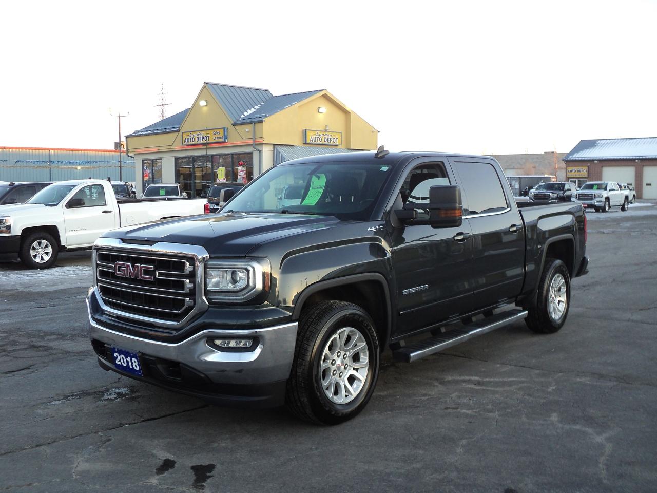 2018 GMC Sierra 1500 SLE CrewCab 4x4 5.3L 5.5ftBox HeatedSeatsBackCam