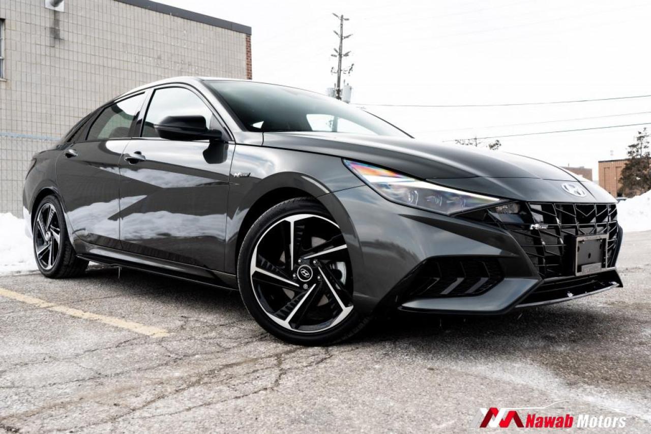 Used 2023 Hyundai Elantra N LINE ULTIMATE DCT|AMBIENT LIGHTING|LEATHER SEATS|ALLOYS| for sale in Brampton, ON