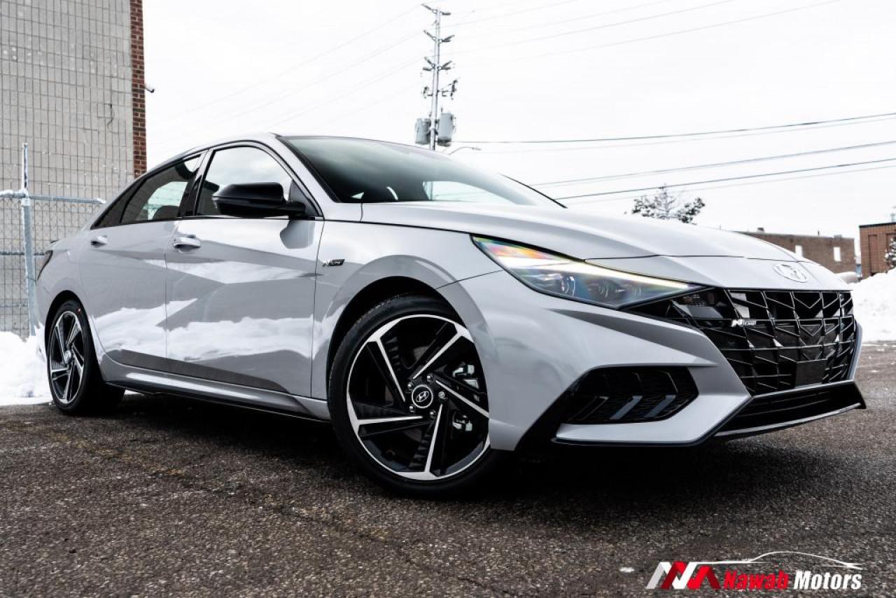 Used 2023 Hyundai Elantra N LINE ULTIMATE DCT|AMBIENT LIGHTING|LEATHER SEATS|ALLOYS| for sale in Brampton, ON