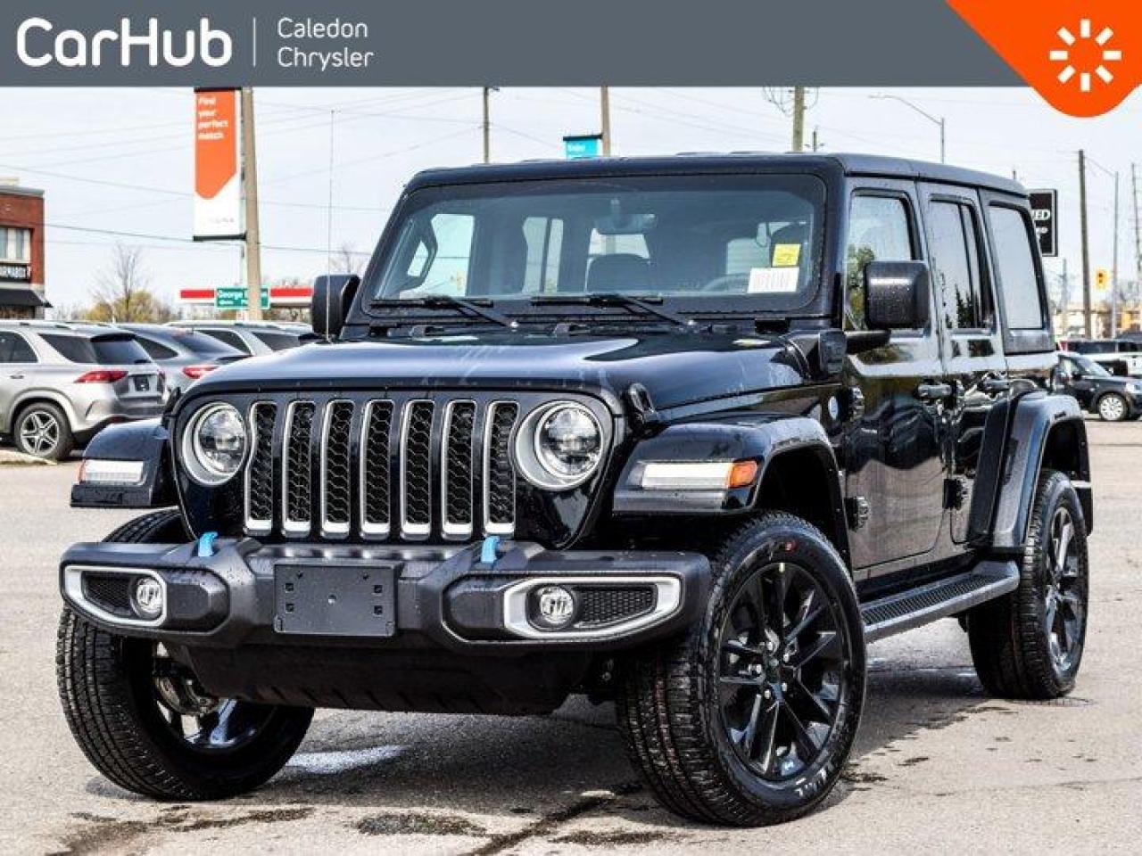 New 2023 Jeep Wrangler 4xe Sahara 4 Door Freedom Top Cold Weather Grp Apple Car Play for sale in Bolton, ON
