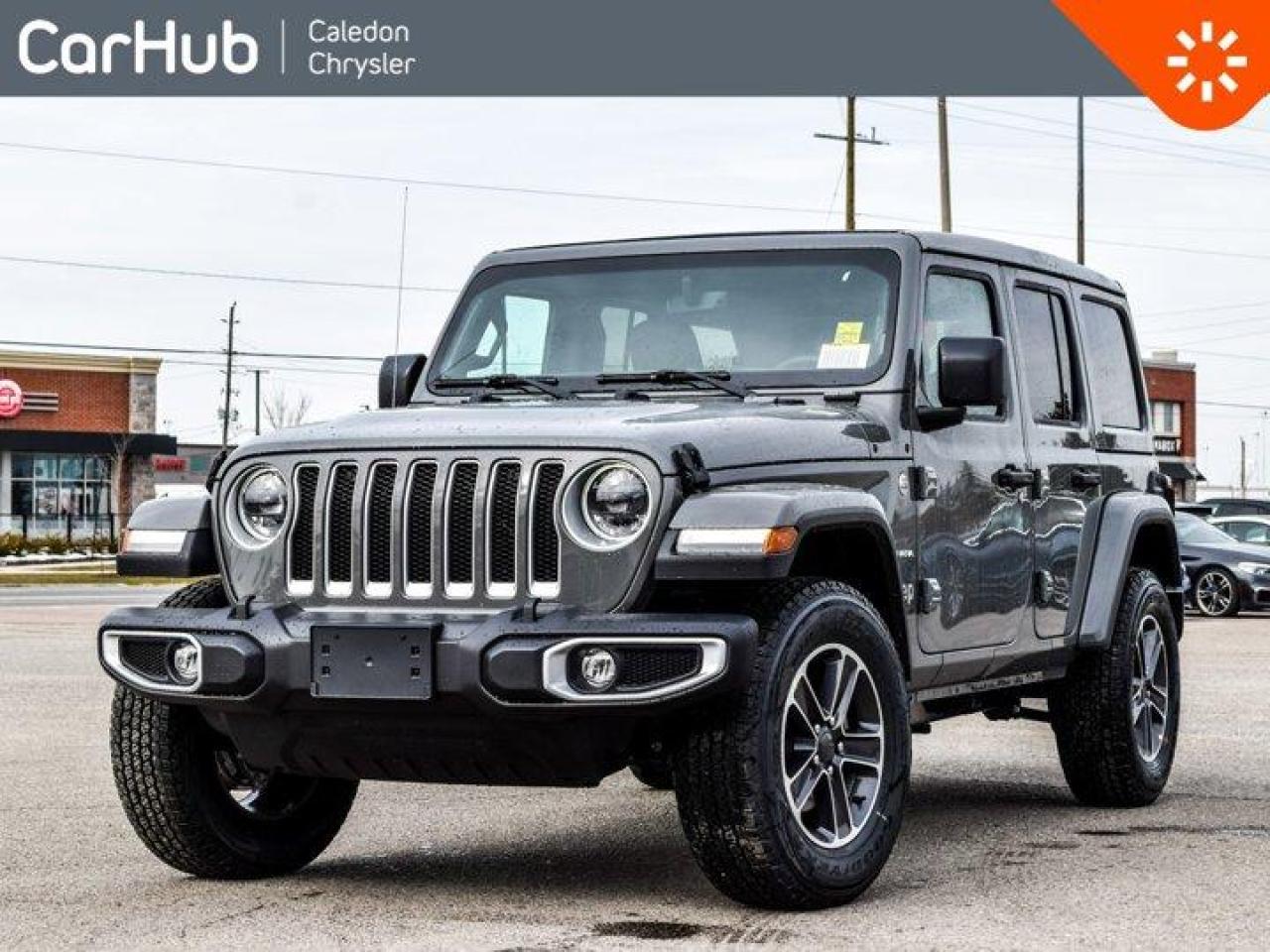 New 2023 Jeep Wrangler Sahara 4 Door Sky Roof LED Lighting Safety Grp Cold Weather Grp for sale in Bolton, ON