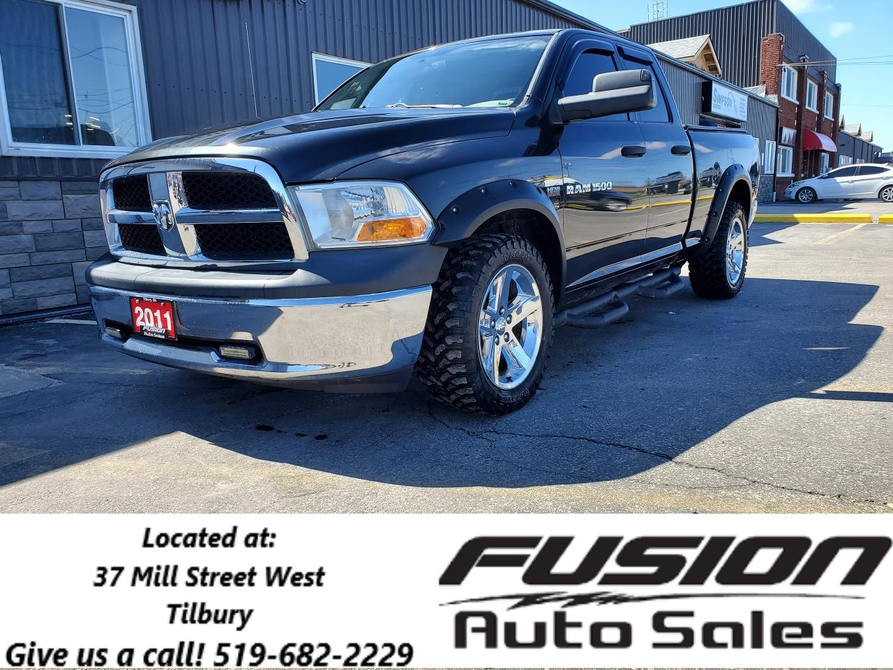 Used 2011 RAM 1500 4WD QUAD CAB 140.5